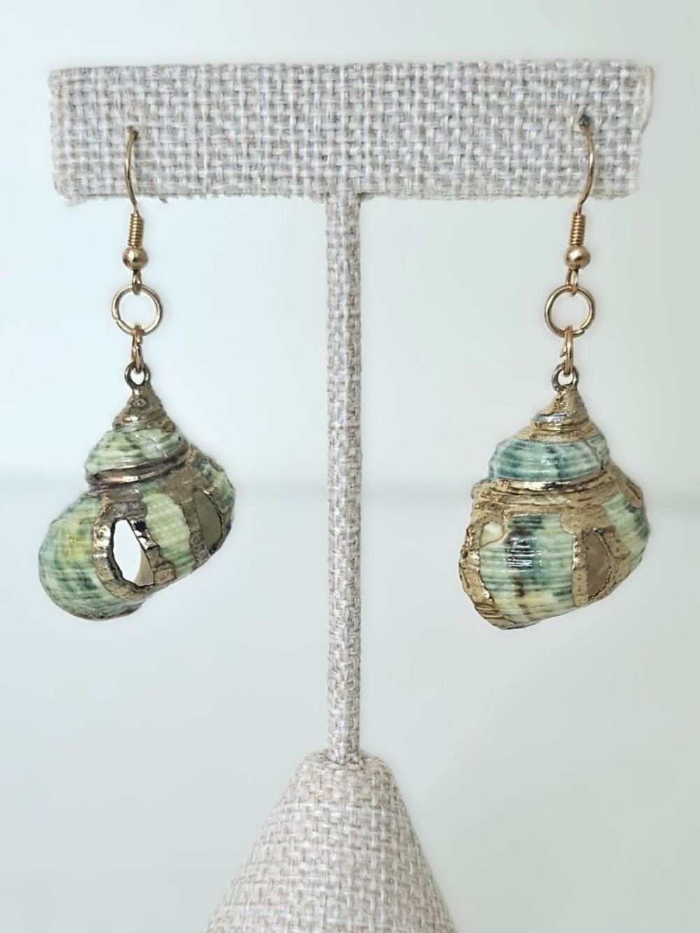Seashell Drop Earrings | Green Gold | Coastal Cruise Resort Jewelry